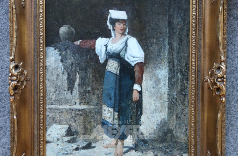 Gemälde ''Barfüßige Italienerin