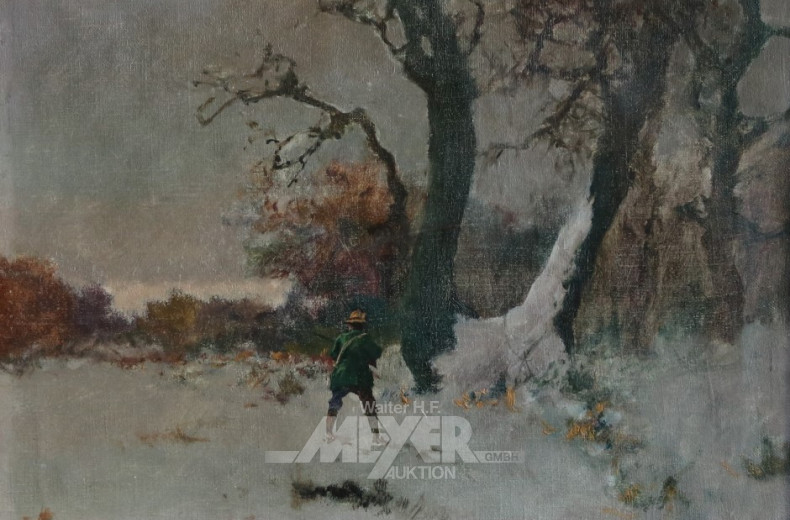 Gemälde ''Winterliche Landschaft