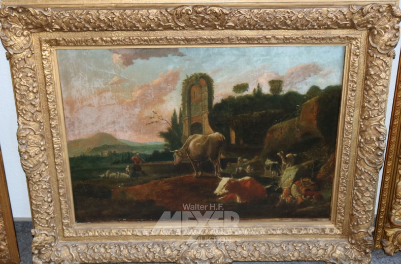 Gemälde ''Romantische Landschaft mit