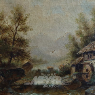 Gemälde ''Wassermühle''
