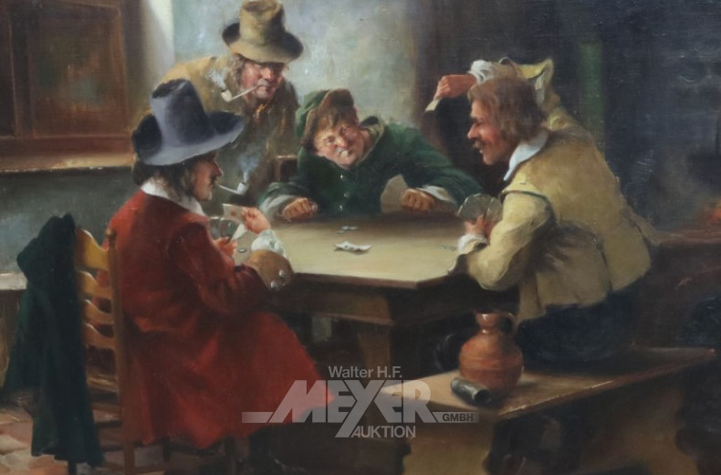 Gemälde ''Kartenspieler''