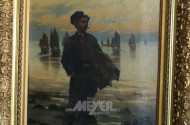 Gemälde ''Fischerjunge an der Küste''