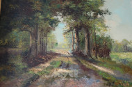 Gemälde ''Waldlandschaft''