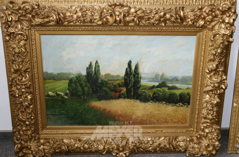 Gemälde ''Norddt. Landschaft''