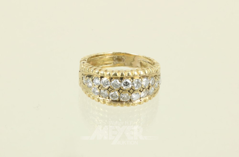 Damenring, 750er GG (Säuretest)