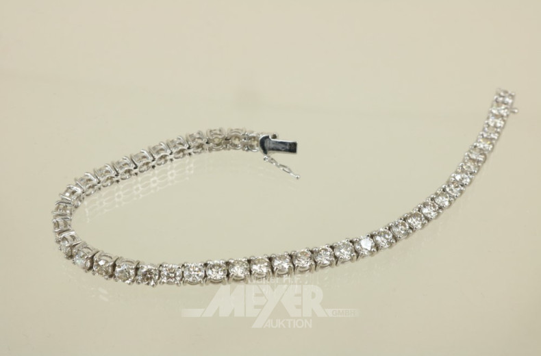 Armband, Platin, Allianzform ausgefasst