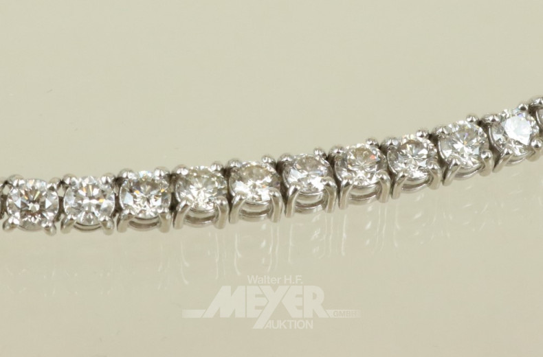 Armband, Platin, Allianzform ausgefasst