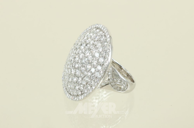 Damenring, 750er WG, Modellanfertigung