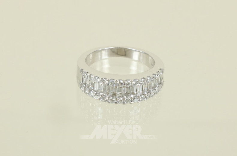 Damenring, 750er WG, Bandringform,