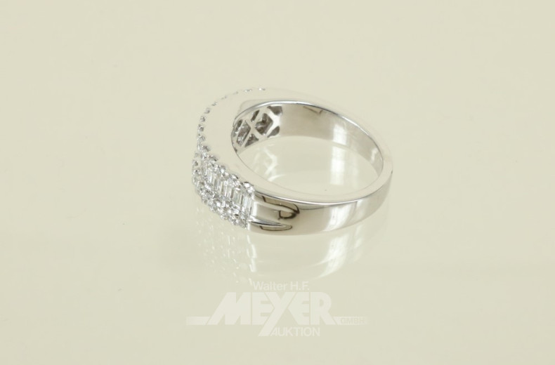 Damenring, 750er WG, Bandringform,