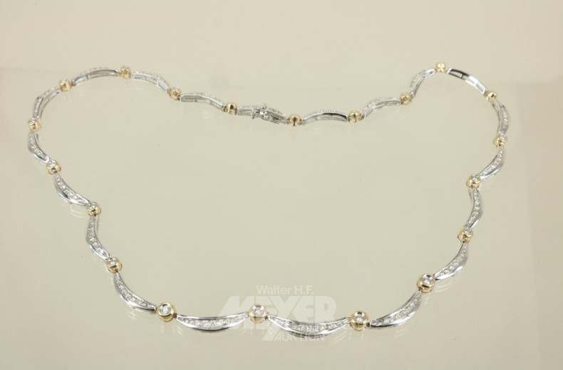 Collier, 585er WG, geschwungen