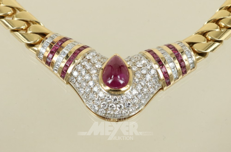 Collier, 750er GG, Modellanfertigung,