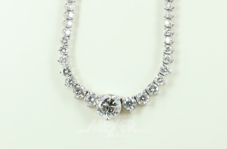 Collier, 585er WG, Modellanfertigung,