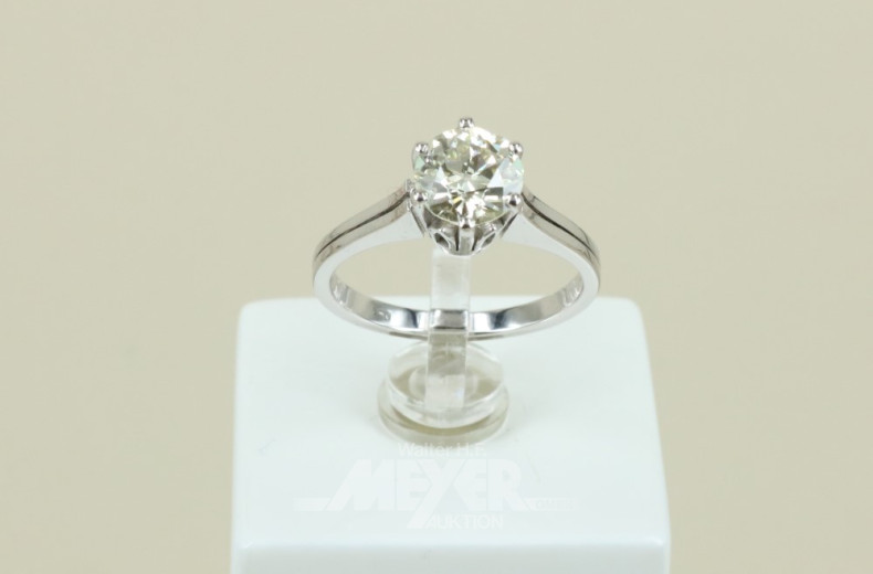 Damenring, 750er WG, Modellanfertigung,