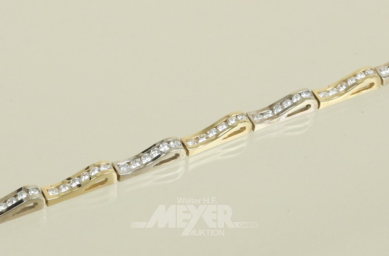 Armband, 585er GG/WG, Allianzform,