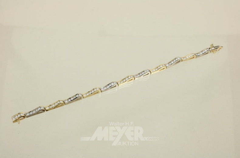 Armband, 585er GG/WG, Allianzform,