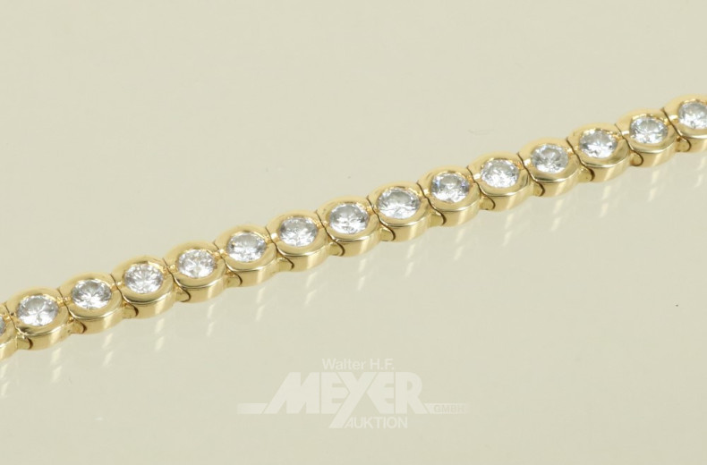 Armband, 750er GG, Allianzform,