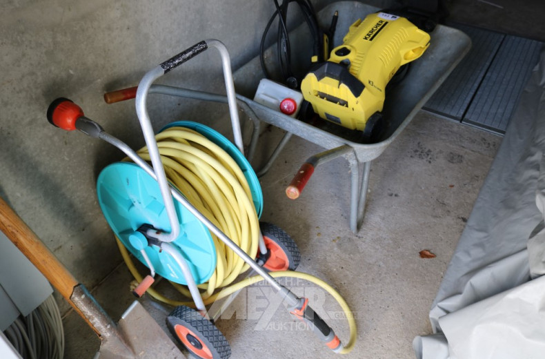 Schlauchwagen, 1 Hochdruckreiniger