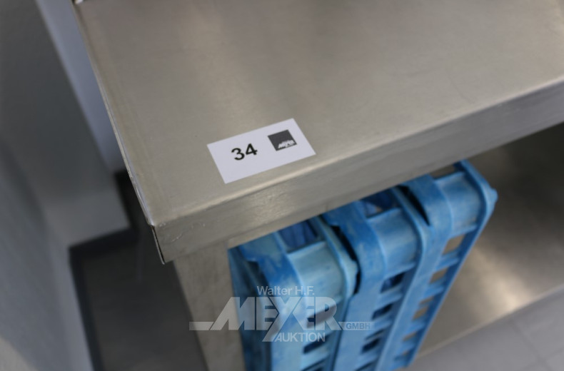 Edelstahl Arbeitstisch,