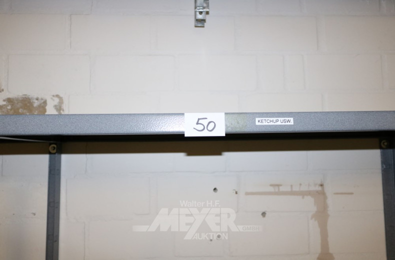 Metall-Fachbodenragal, gesteckt,