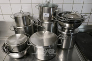 Posten Edelstahl-Kochgeschirr