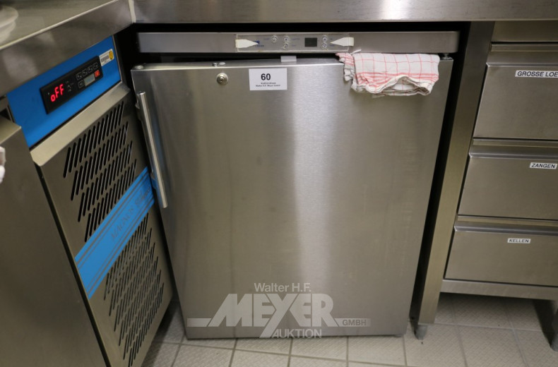 Edelstahl-Unterbaugefrierschrank, 4-Züge