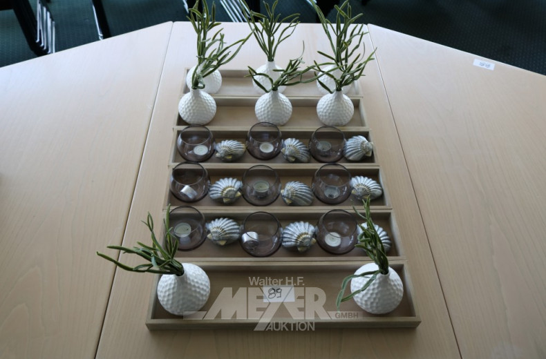 Posten div. Dekorationen: