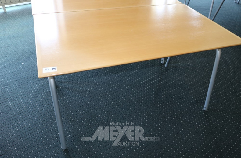 Arbeitstisch, Platte Buche massiv