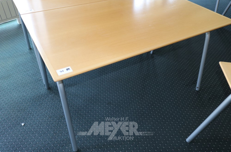 Arbeitstisch, Platte Buche massiv