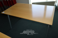 Arbeitstisch, Platte Buche massiv