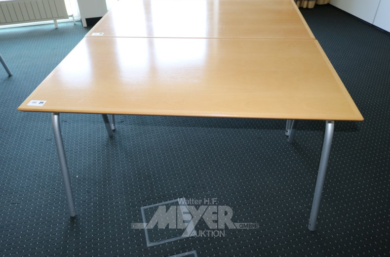 Arbeitstisch, Platte Buche massiv
