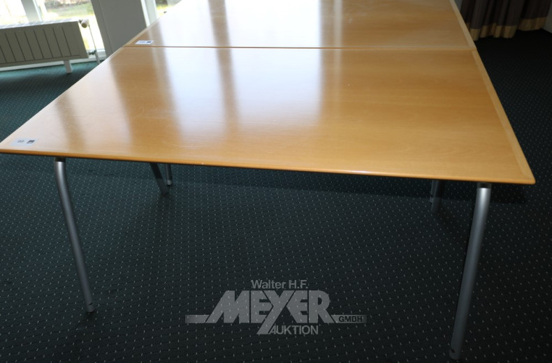 Arbeitstisch, Platte Buche massiv