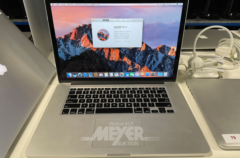 Laptop APPLE MacBook Pro Retina 15''