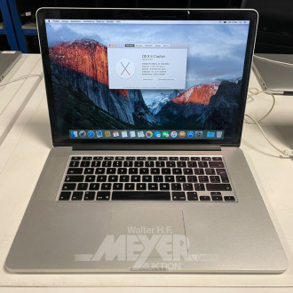 Laptop APPLE MacBook Pro Retina 15''