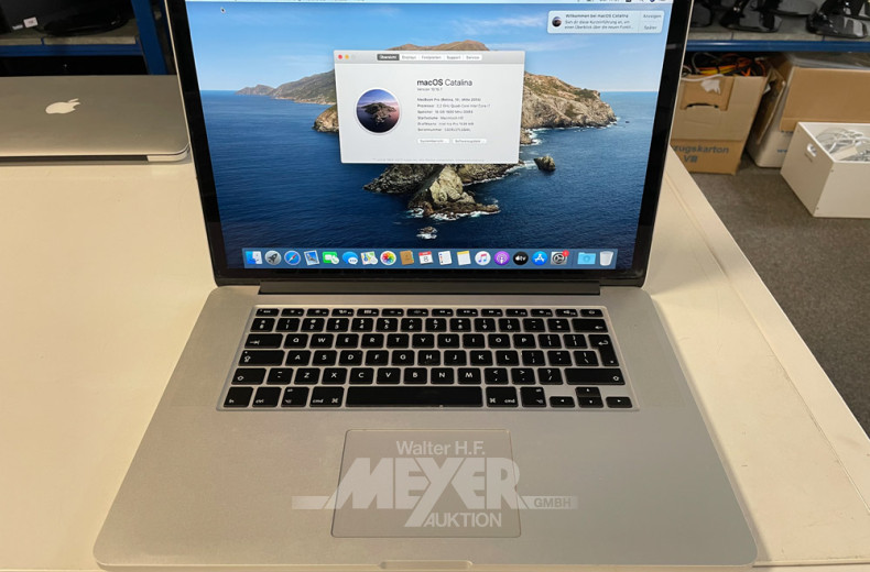 Laptop APPLE MacBook Pro Retina 15''