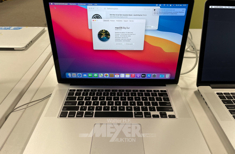 Laptop APPLE MacBook Pro Retina 15''