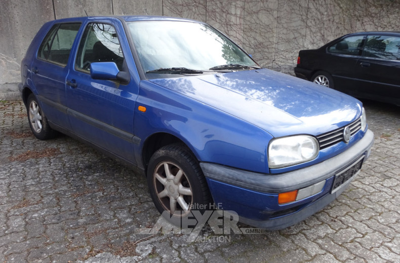 VOLKSWAGEN Golf III, hellblau