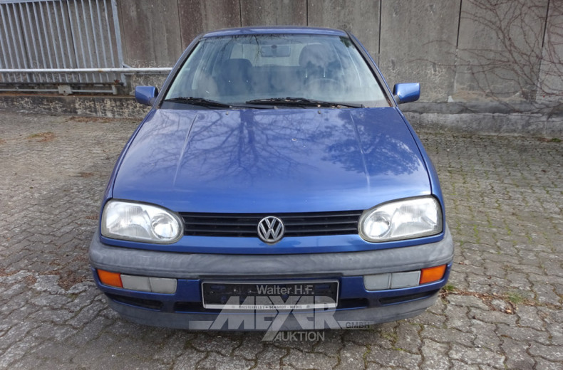 VOLKSWAGEN Golf III, hellblau