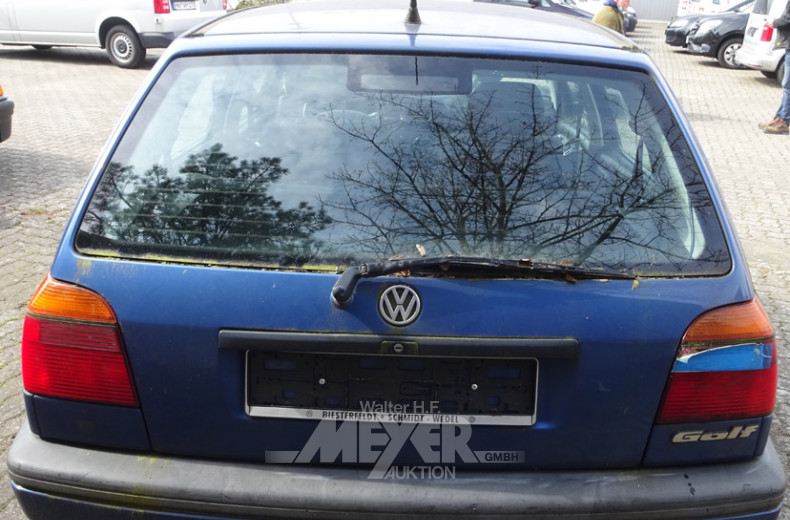 VOLKSWAGEN Golf III, hellblau