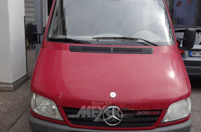 MERCEDES-BENZ Sprinter 208CDi, rot,