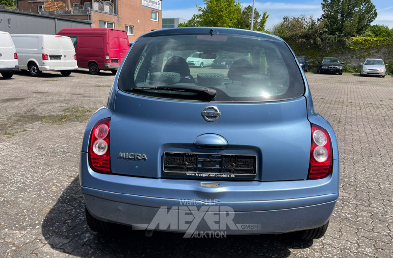 NISSAN Micra, hellblau