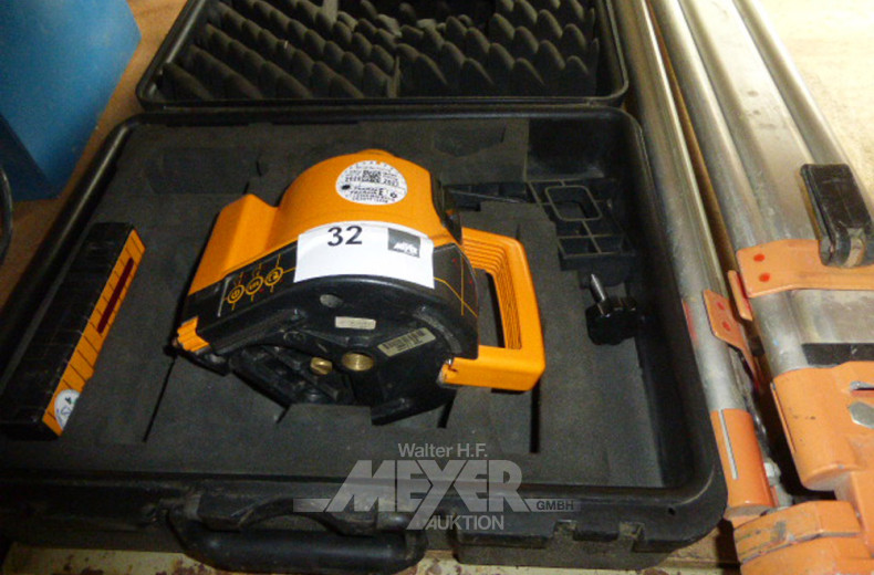 Rotationslaser mit Alu-Dreibeinstativ