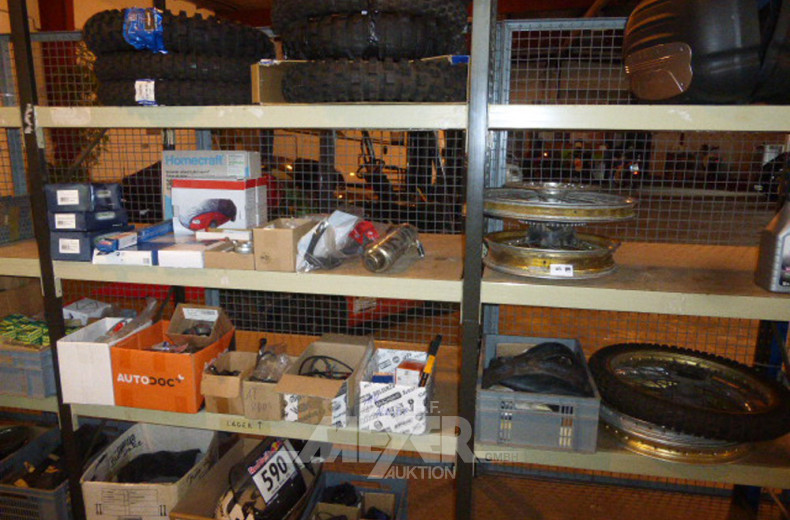 großer Posten Motorradtechnik: