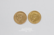 2 kl. Goldmünzen, Russland,
