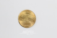 Goldmünze ''20 Dollars'', 1924