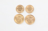 4 kl. Goldmünzen Pesos,
