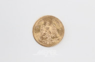 Goldmünzen ''50 Pesos'', Mexico 1821-1945,