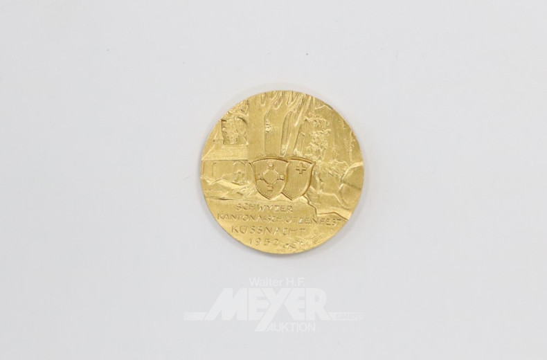 Gold-Schützenmedaille 1952,