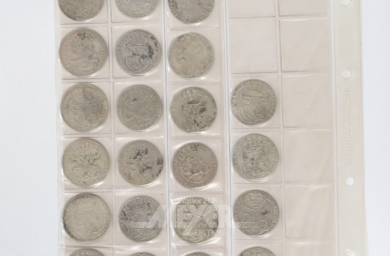 Album mit antiken Münzen, Dänemark,