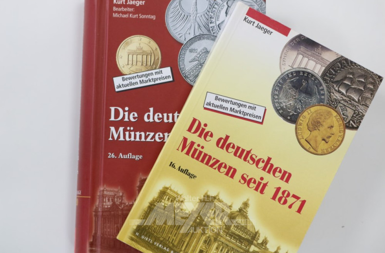 2 versch. Münz-Nachschlagewerke,